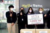 김천상무, 노인종합복지관-시니어클럽에 마스크 1만장 전달